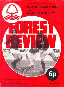 notts forest away fa cup 1973 to 74 prog